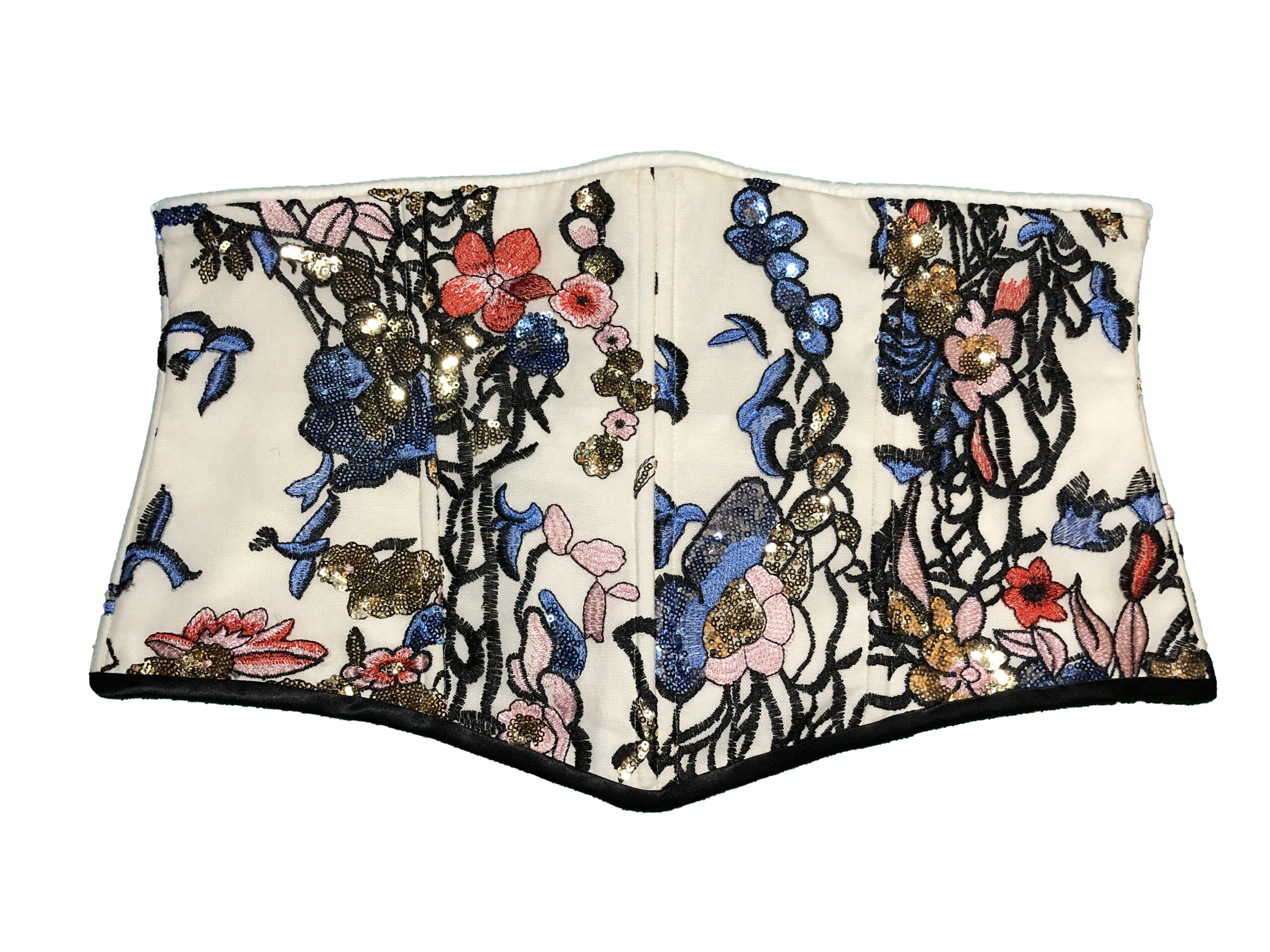 Floral Sequins Underbust