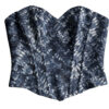 Shibori Sweetheart Corset