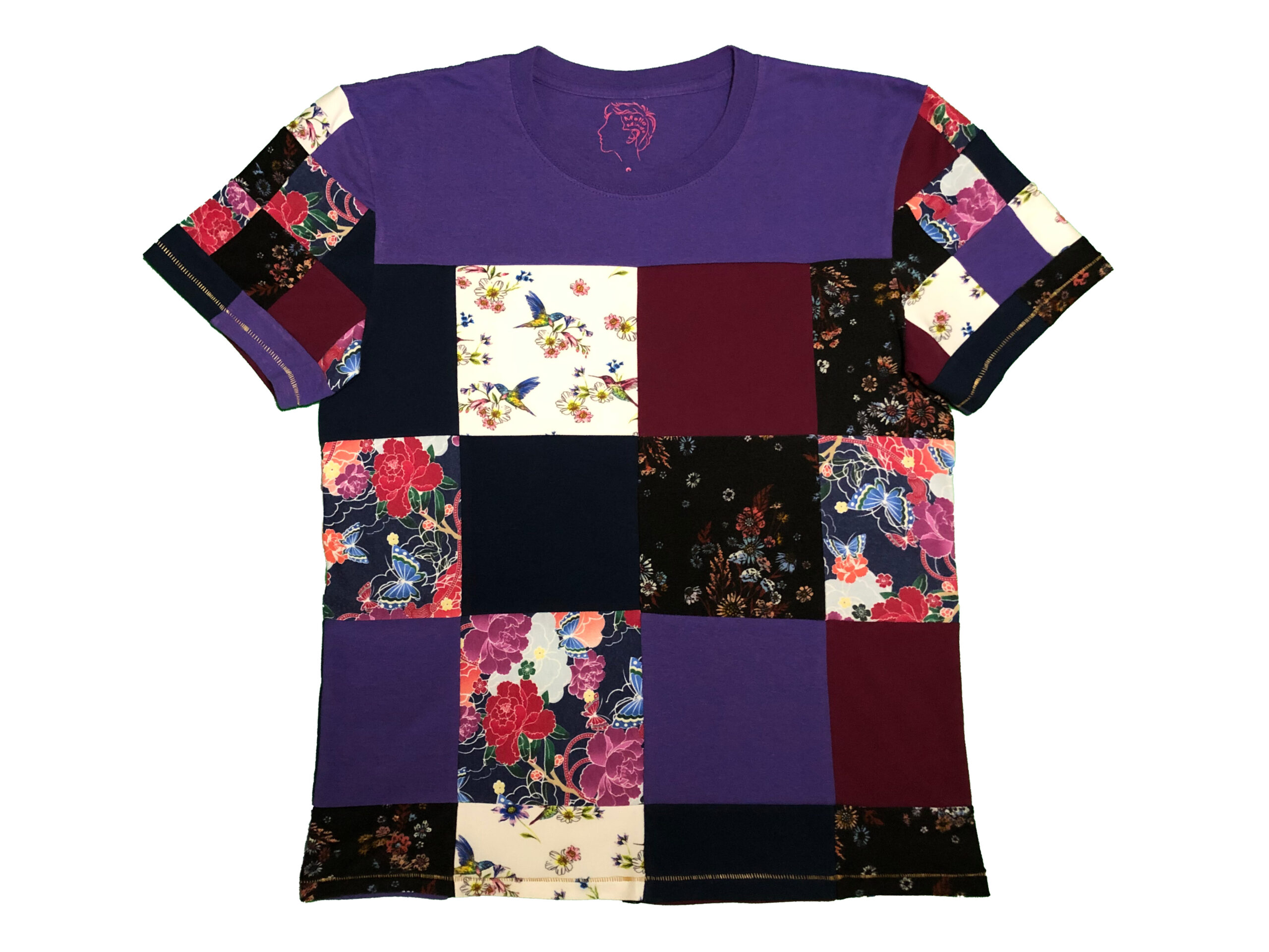 Hummingbird Block Patch T-shirt -M