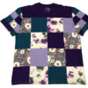 Purple Block Patch T-shirt -L