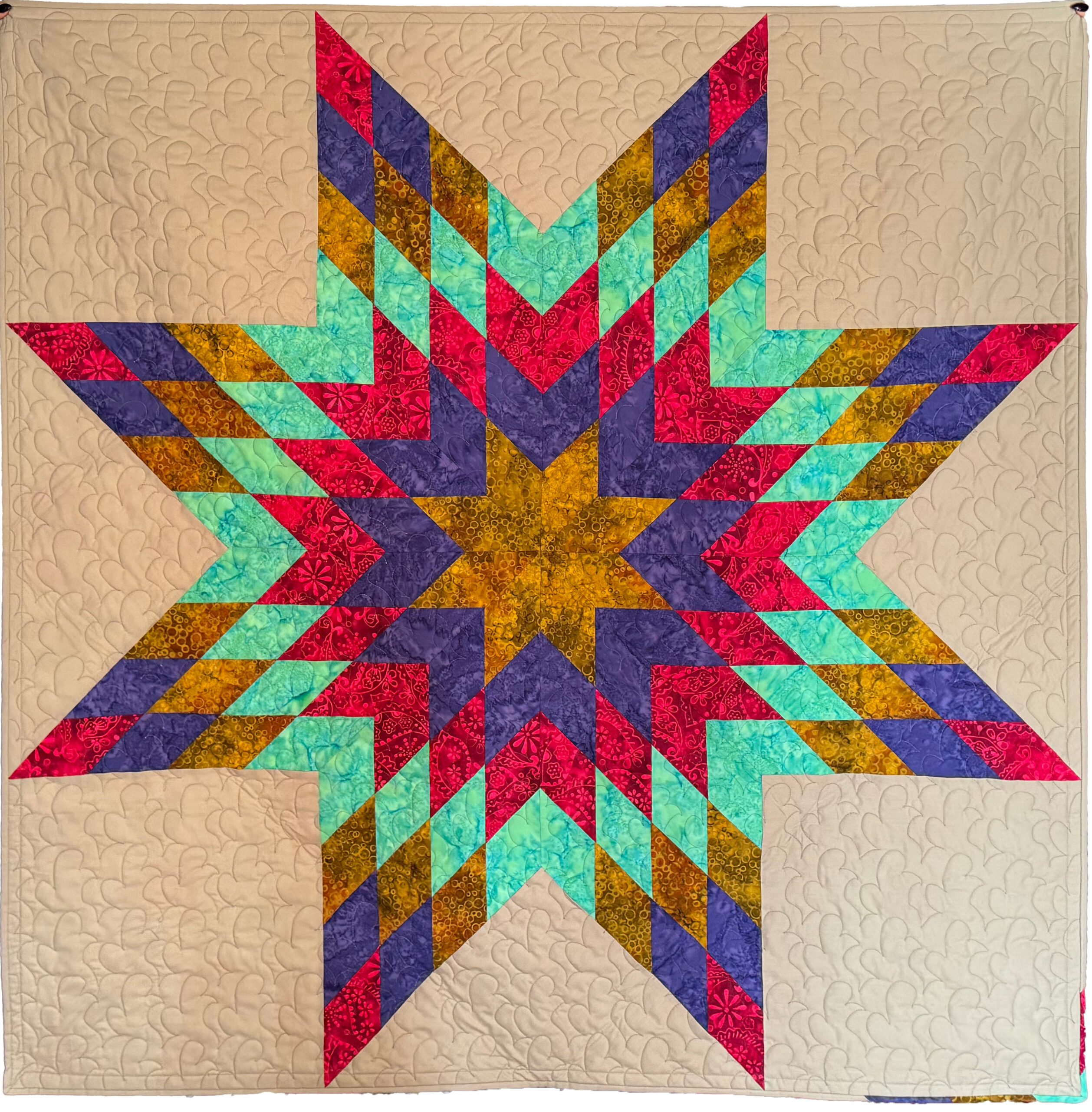 Barn Yard Lone Star Baby Quilt